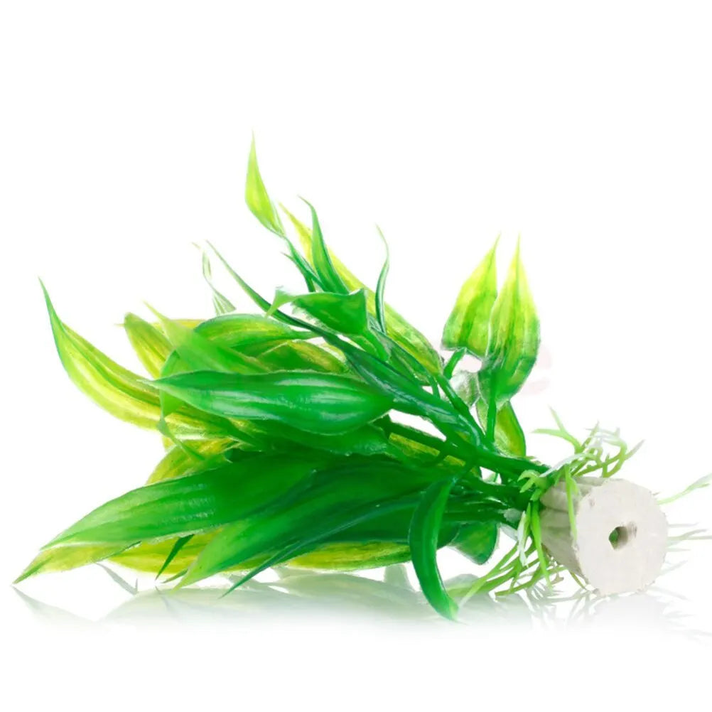 15cm Artificial Aquarium Plants – Realistic Aquatic Water Weed & Fish Tank Grass Decorations for Underwater Landscaping and Aquascaping