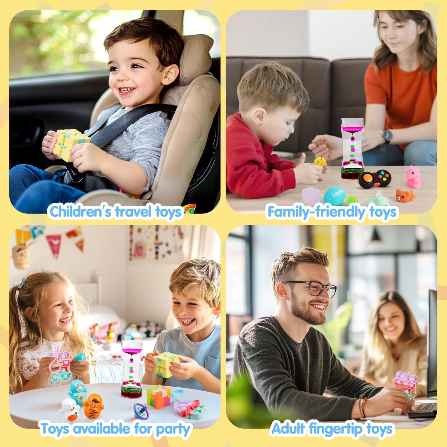 36 Pcs Party Favors for Kids – Popular Fidget Toys Pack, Goodie Bag Fillers for Birthday Parties, Bulk Prizes for School Events