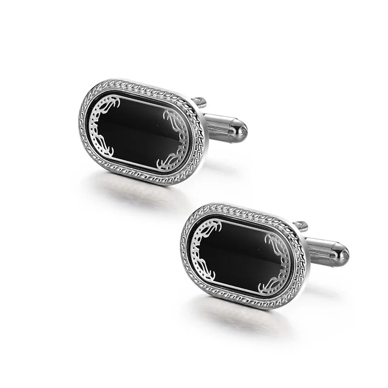 Luxury Copper Cufflinks for Men – Round & Square Shirt Cuff Links for Wedding, Business & Formal Wear | Men's Fashion Accessories Gift