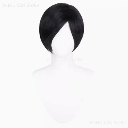 Resident Evil 4 Ada Wong Cosplay Costume | Red Cheongsam Embroidery Dress with Wig | Halloween Carnival & Anime Roleplay Suit for Women