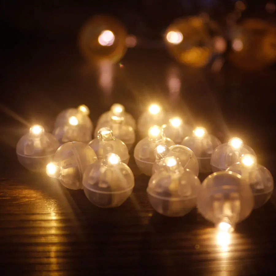 Mini luces LED para globos – Pequeñas luces redondas para globos, bodas, Navidad y decoraciones para fiestas