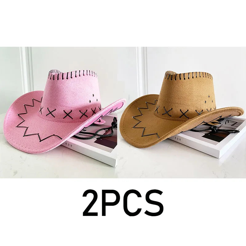 Bride Cowgirl Cowboy Hat – White Western Hat for Bachelorette Parties, Weddings & Bridal Showers