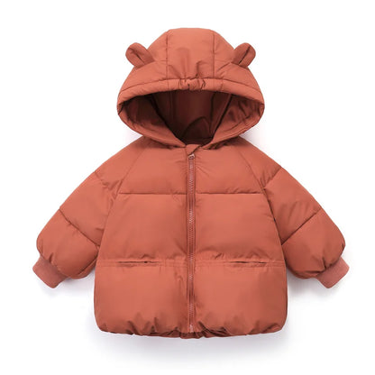 Baby and Toddler Winter Jacket 2-6 Years, Thick Warm Hooded Coat for Boys and Girls, Windproof Children’s Outerwear Snowsuit