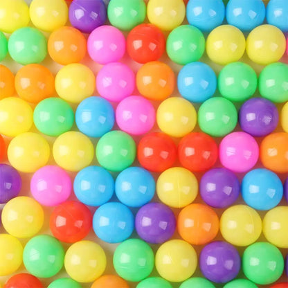 100Pcs Soft Colorful Water Pool Ocean Wave Balls – Outdoor Sports Inflatable Stress Relief Air Balls for Kids, Eco-Friendly Funny Toy Set