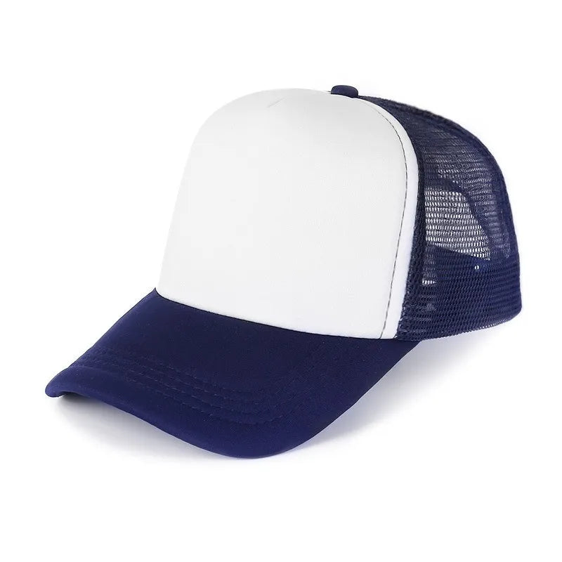 Gorra Trucker de Malla de 5 Paneles con Logotipo Personalizado – Gorra de Béisbol Ajustable para Hombres y Mujeres, Equipos Deportivos y Uso al Aire Libre en Verano