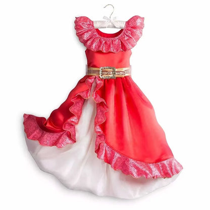 Vestido de disfraz de princesa para niña – Traje de fiesta de cuento de hadas para Halloween, carnaval y regalos de cumpleaños