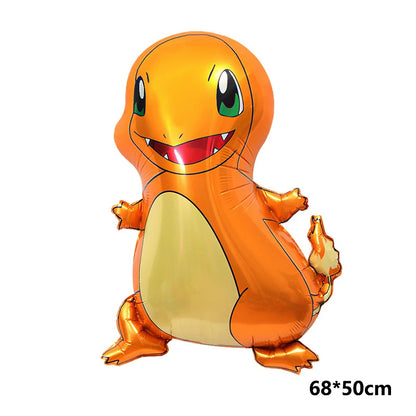 Pokémon Gift Bags – Pikachu Theme Birthday Party Packing Bags for Balloons, Candy, Snacks & Kids Party Favors (Charmander & Squirtle Design)