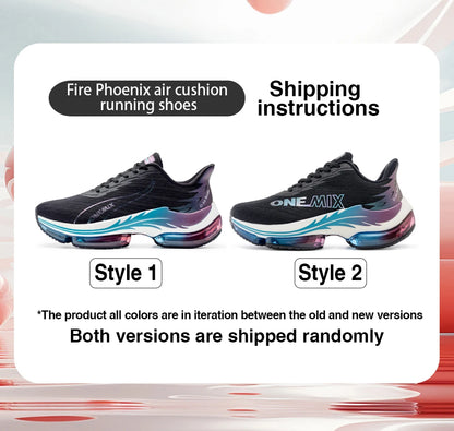 Chaussures de course à coussin d'air pour hommes – Baskets athlétiques en maille respirante, chaussures légères de marche et de sport en extérieur EU 35-47