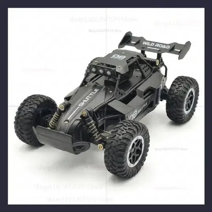 Camión Monstruo RC 4x4 a Escala 1:16, 20 KM/H, Coche Teledirigido con Carrocería de Aleación, Faros LED y Juguete de Carreras Todoterreno de 2.4GHz para Niños