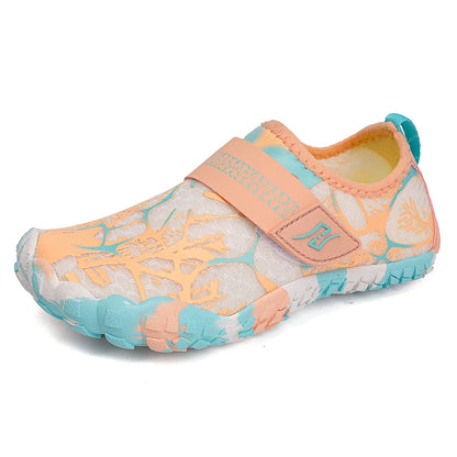 Kids' Aqua Water Shoes – Breathable Barefoot Shoes with Anti-Bump Toe & Drainage Design for Hiking, Wading & Outdoor Activities