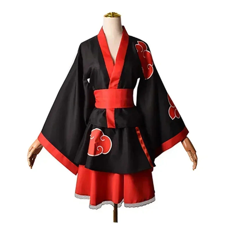 Anime Kimono Cosplay Dress – Girls/Kids Halloween Costume (Festival & Carnival Outfit, Women’s Masquerade Suit)