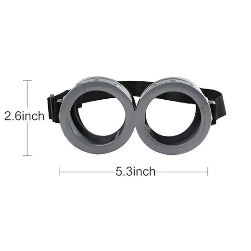 Cartoon Cosplay Costume Set – Yellow Beanie, Stretch Gloves & Steampunk Goggles (Adult & Kids Halloween Outfit)