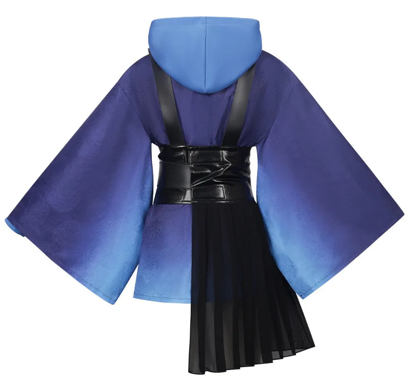 Cosmic Princess Kaguya Cosplay Costume Set with Wig & Cloak for Women