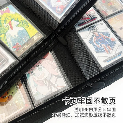 Carpeta de cartas TCG de 1024 bolsillos – Álbum grande con cremallera impermeable para colección de cartas Pokémon, Yu-Gi-Oh y otras cartas coleccionables