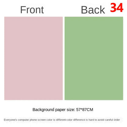 Tablero de fondo fotográfico de doble cara 57 × 87 cm – Fondo de color liso para fotografía de producto y recién nacido