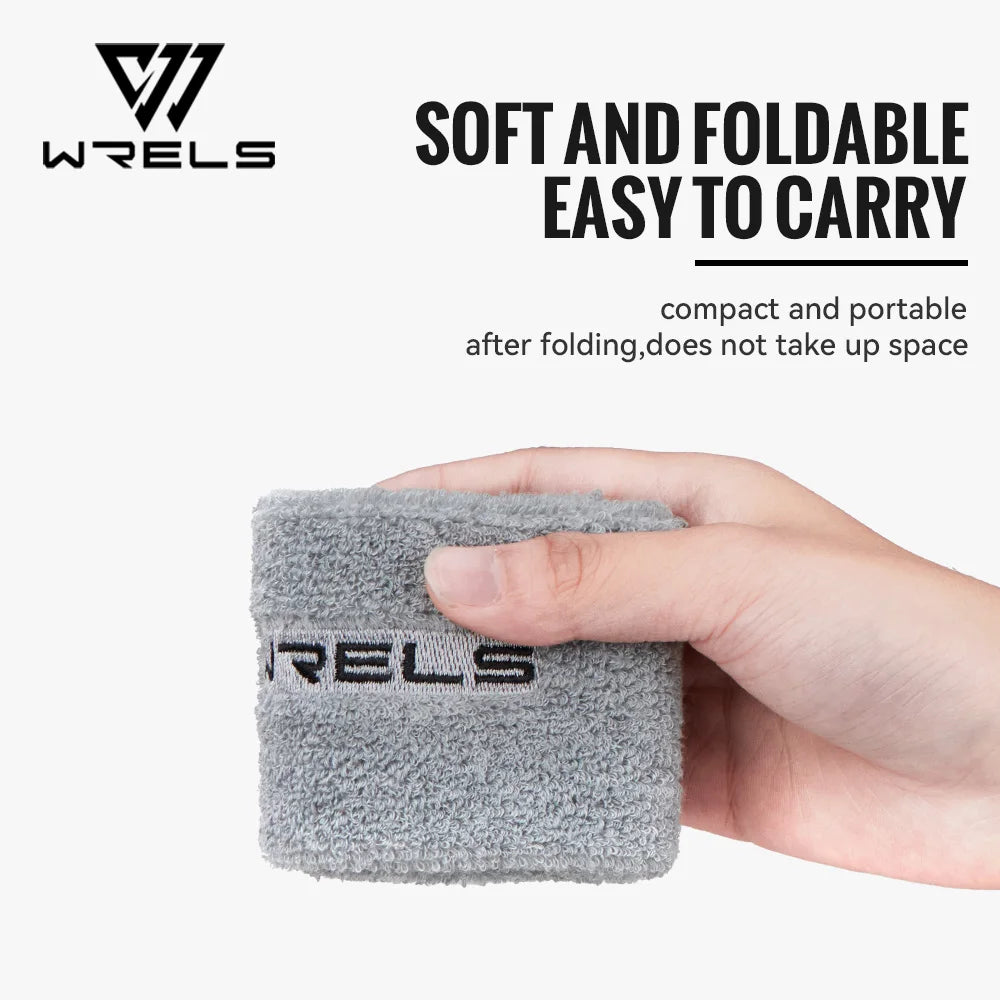 WRELS Sports Sweatband – Moisture-Wicking Cotton Terry Cloth Headband for Tennis, Basketball, Running & Gym