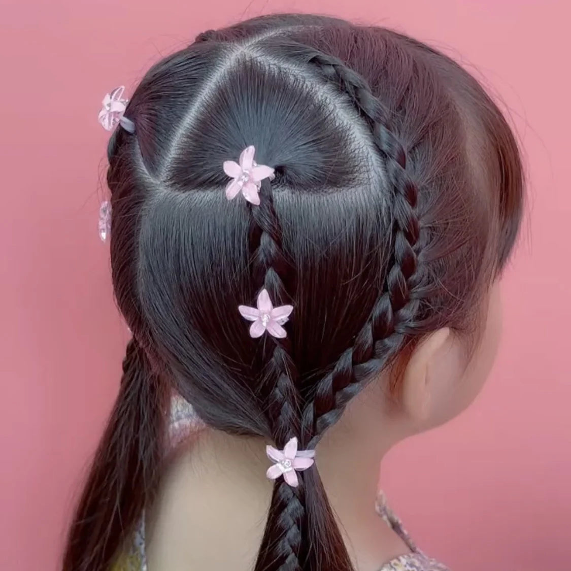 Juego de 10 pinzas para el pelo de princesa con flores para niñas – Lindas horquillas y accesorios para el pelo florales para niños