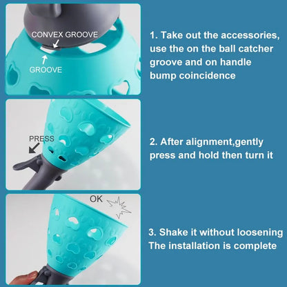Parent-Child Outdoor Kids Fun Ejection Catch Ball Launcher – Throwing Pinball Sensory Training Educational Sports Toy Set