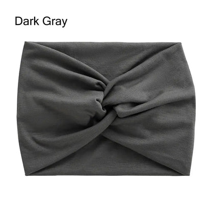 Extra Large Twisted Headband – Thick Wide Turban Hair Wrap for Women | Workout Yoga Fashion Hair Accessories