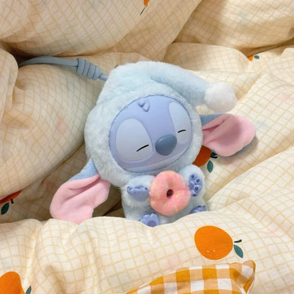 Stitch “Eat Something Before Sleep” Series Blind Box Plush Doll Pendant – Cute Ornament Mystery Box Surprise Toy Gift