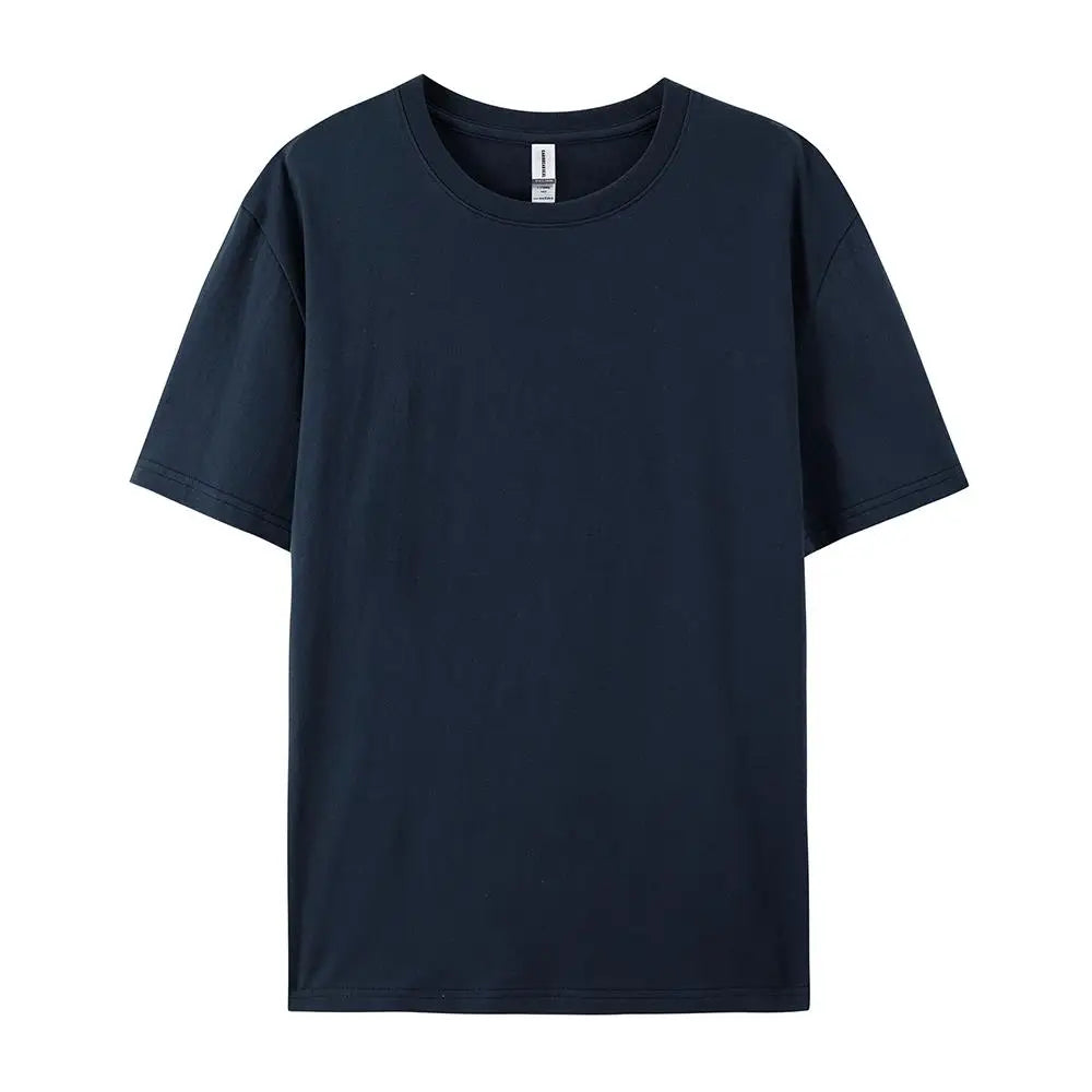 Women’s 100% Cotton Solid T-Shirt Summer Casual Sporty Loose Short Sleeve O-Neck Tee White Black