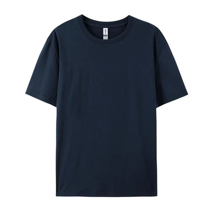 Women’s 100% Cotton Solid T-Shirt Summer Casual Sporty Loose Short Sleeve O-Neck Tee White Black