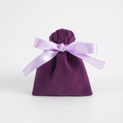 10 Bolsas de Terciopelo con Cordón – Bolsitas de Regalo con Cinta 10x12cm para Empaque de Joyas, Recuerdos de Boda, Almacenamiento de Viaje y Dulces