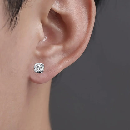 Pendientes de clip magnéticos de cristal – Pendientes de circonita sin perforación para hombres y mujeres | Joyería de moda punk