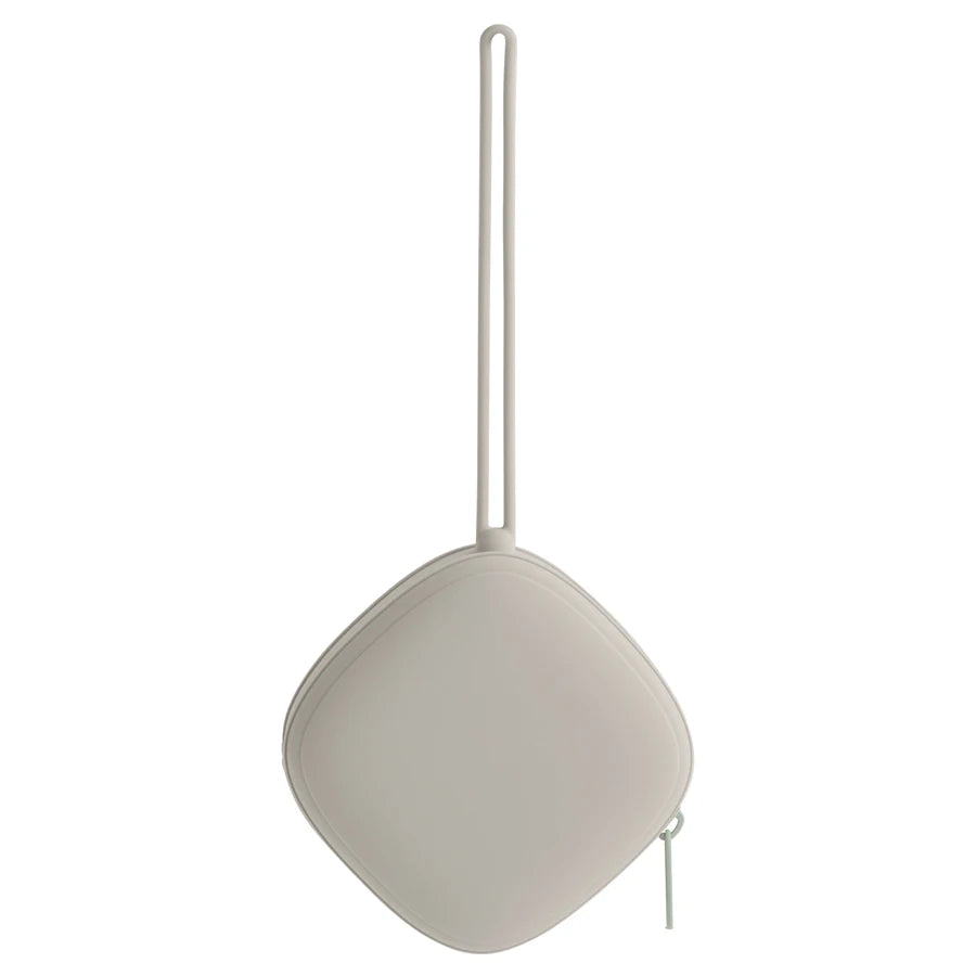 Étui portable pour sucette de bébé – Boîte de rangement en silicone de qualité alimentaire avec fermeture éclair pour voyage et accessoires pour bébé