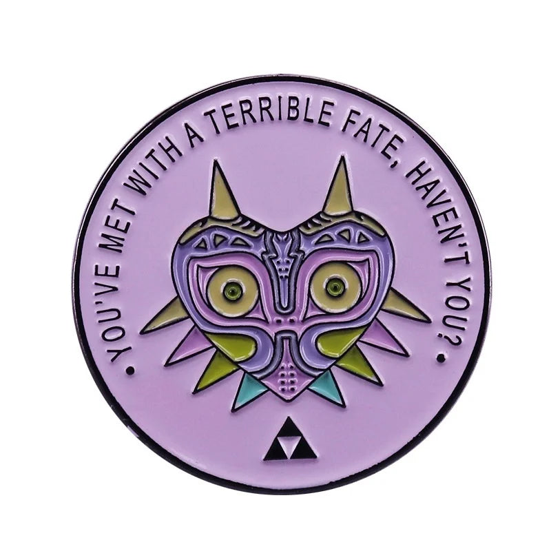 Anime Game Enamel Pins – Metal Lapel Brooch Set for Backpack, Costume & Cosplay Accessories Gift
