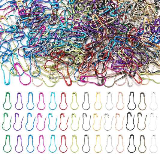 200PCS Imperdibles de Metal de Calabaza – Accesorios DIY de Costura y Manualidades para Ganchillo, Marcadores de Tejer, Pespuntes, Etiquetas, Broches y Proyectos Hechos a Mano