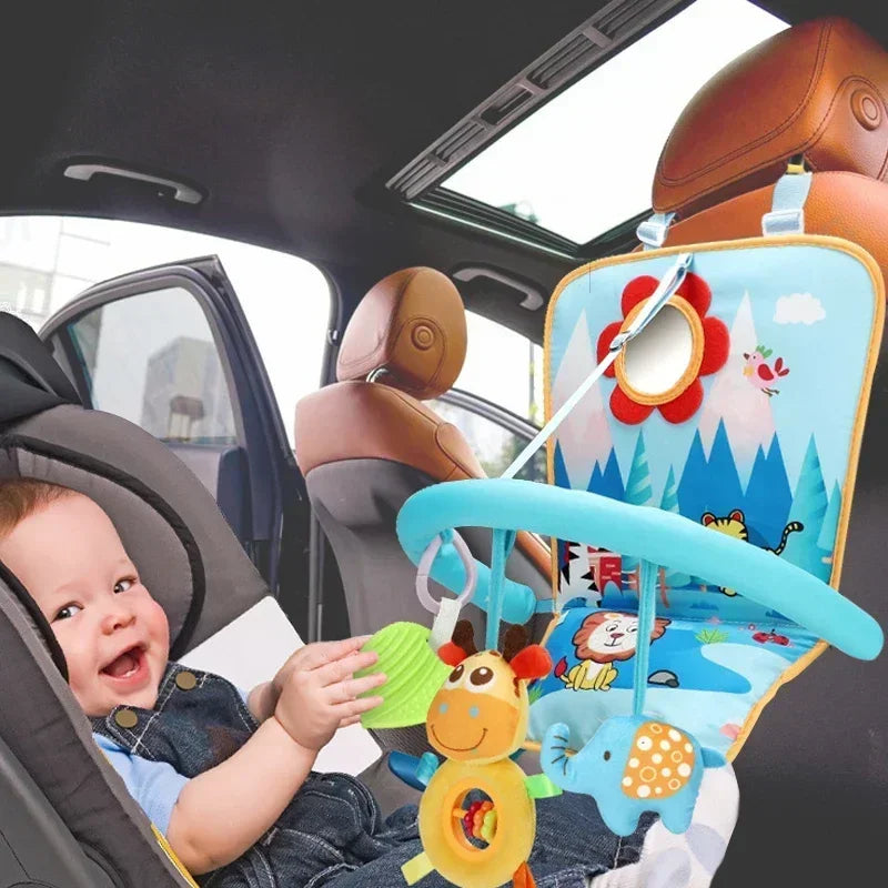 Juguete Colgante para Asiento de Bebé – Sonajero Colgante para Centro de Actividades Infantiles, Juguete Sensorial para Cochecito y Cuna para el Desarrollo Temprano, Juguete para Patadas para Bebés, Regalo para Niños Pequeños y Recién Nacidos