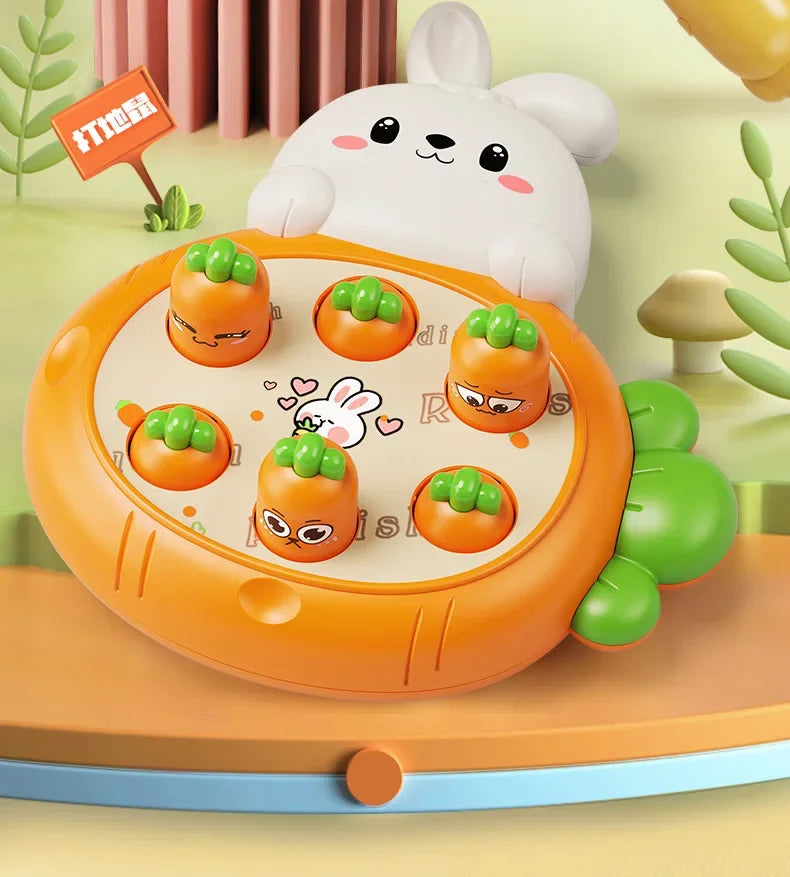 Juego de martillar de madera Montessori – Juguete de aprendizaje para niños pequeños con temática de animales de dibujos animados, juego interactivo para padres e hijos, regalo de cumpleaños para el desarrollo temprano