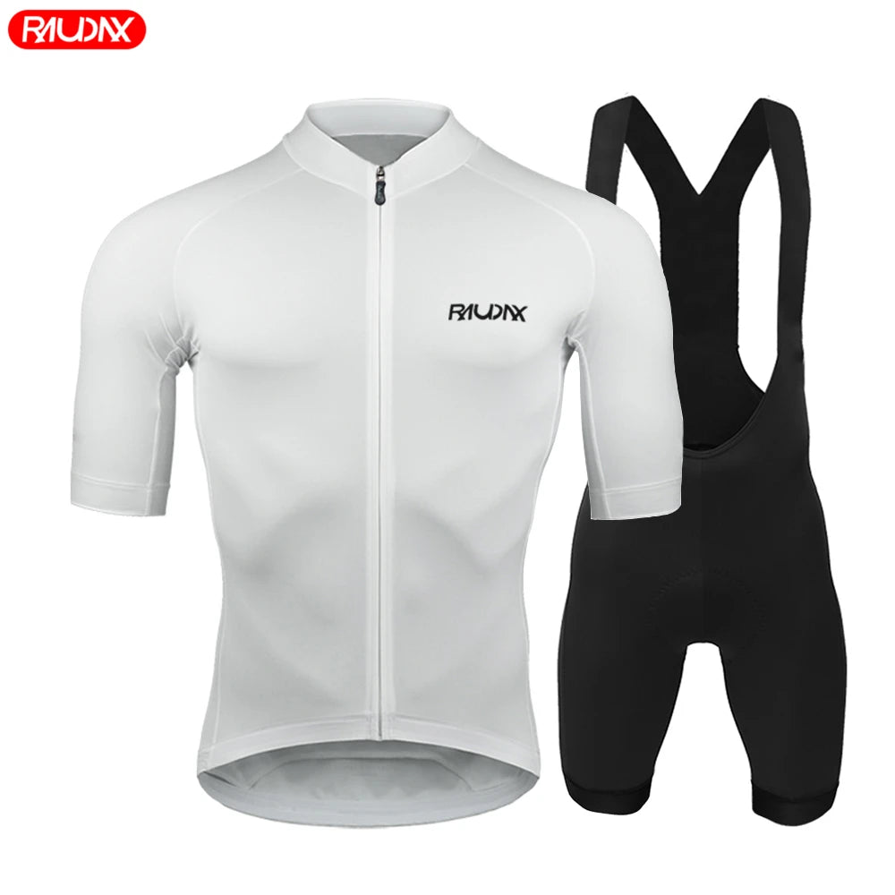 Men's Summer Cycling Jersey Set – Breathable Short Sleeve MTB Bicycle Clothing for Road & Mountain Bike Riding