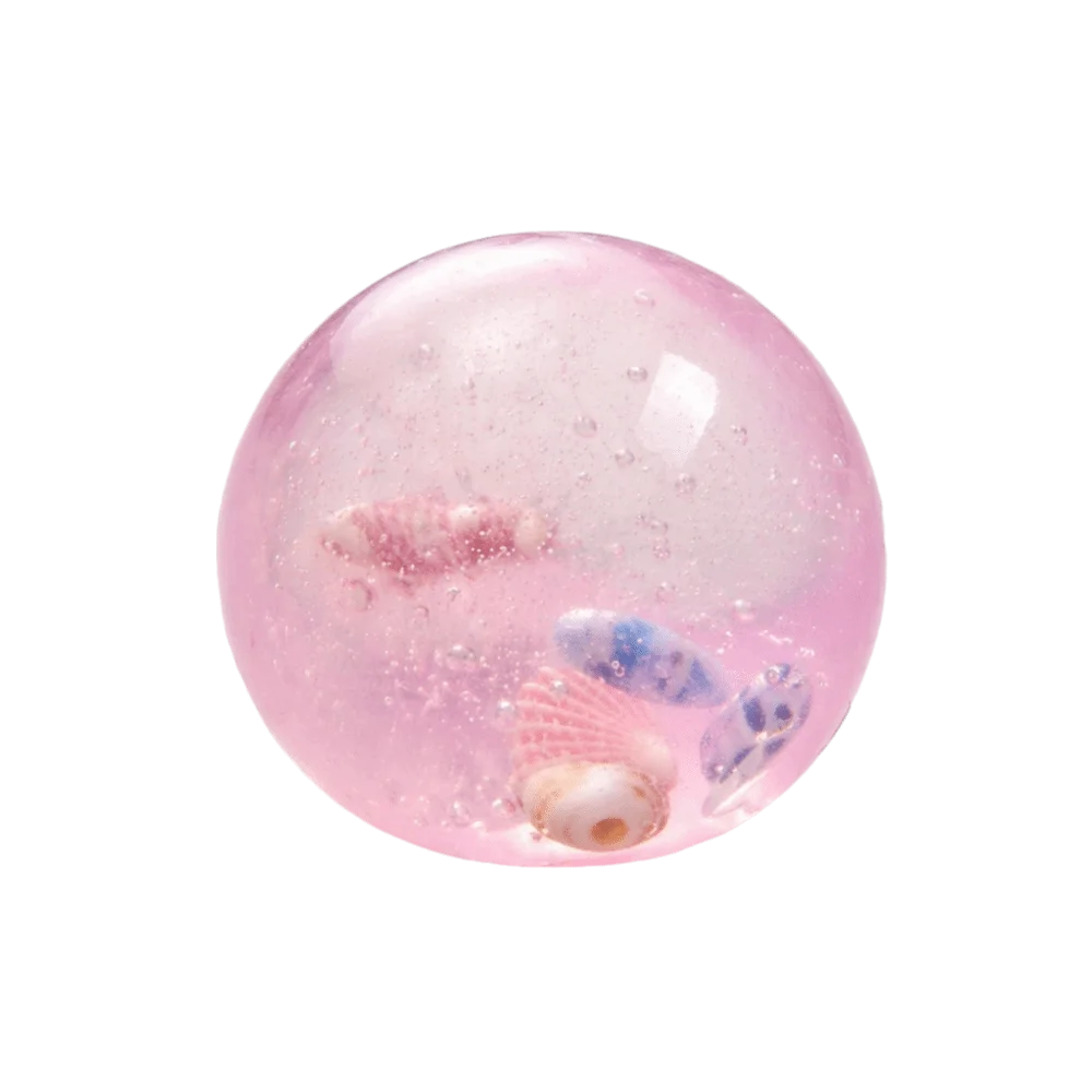 Blue Coconut Oil Squishy Ball – Soft Transparent Quick-Rebound Squeeze Toy, Slow Rising Stress Relief Maltose Squishy Fidget Toy
