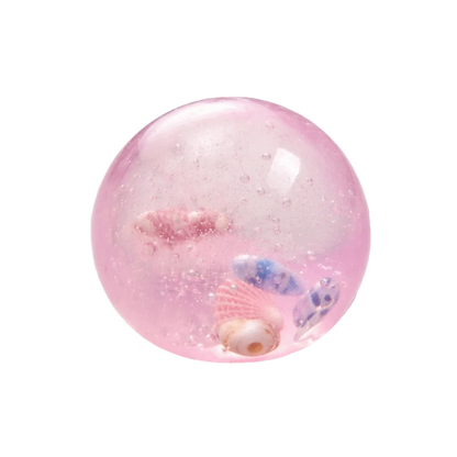 Blue Coconut Oil Squishy Ball – Soft Transparent Quick-Rebound Squeeze Toy, Slow Rising Stress Relief Maltose Squishy Fidget Toy