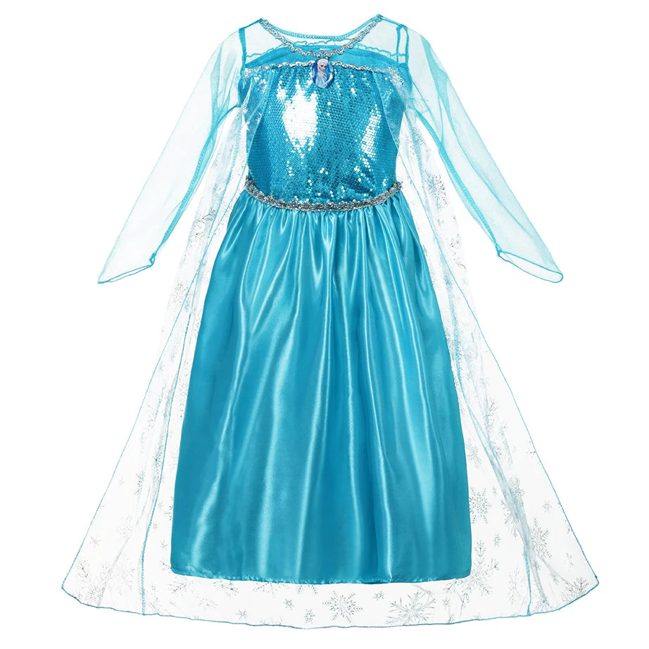 Vestido de disfraz de princesa para niña – Traje de fiesta de cuento de hadas para Halloween, carnaval y regalos de cumpleaños