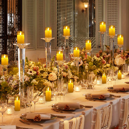 6-60PCS LED Flameless Candles – Battery-Operated Artificial Candles for Weddings, Parties & Decorative Home Events