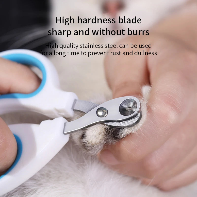 Professional Pet Nail Clippers Stainless Steel Cat & Dog Nail Trimmer for Kittens, Puppies & Small Pets