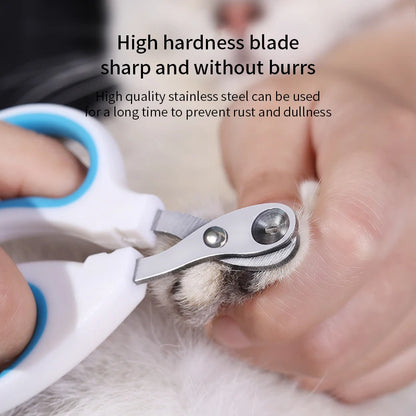 Professional Pet Nail Clippers Stainless Steel Cat & Dog Nail Trimmer for Kittens, Puppies & Small Pets