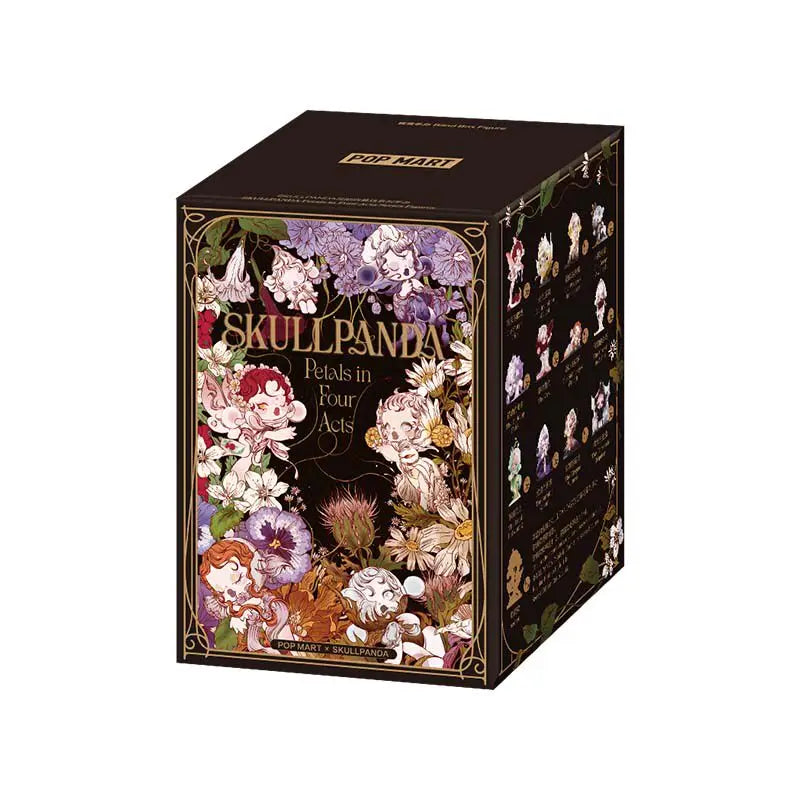 POPMART SKULLPANDA Petals in Four Acts Series Blind Box – Kawaii Anime Collectible Action Figure Mystery Box, Surprise Toy Gift