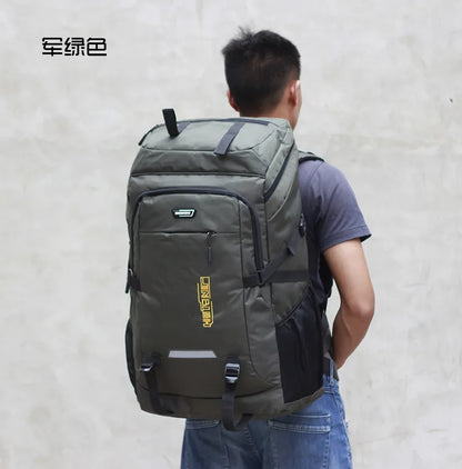 50L/80L Outdoor Hiking Backpack – Large-Capacity Travel Rucksack for Men & Women, Camping, Climbing, Trekking & Sports Adventure Bag