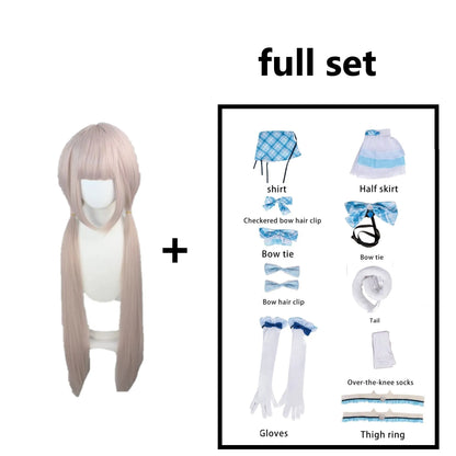 Chocola Catgirl Maid Cosplay Costume – Idol Halloween Dress (Anime Theatrical Outfit)