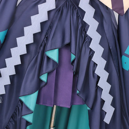 Cosmic Princess Kaguya / Tsukimi Yachiyo Cosplay Costume | Dark Blue Dress for Party, Stage Performance & Anime Convention