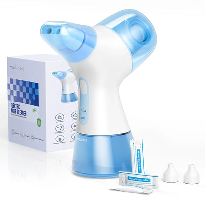 Nasal Irrigation System with Water & Waste Collection Tanks – Sinus Rinse Nose Cleaner for Nasal Hygiene, Sinus & Allergy Relief