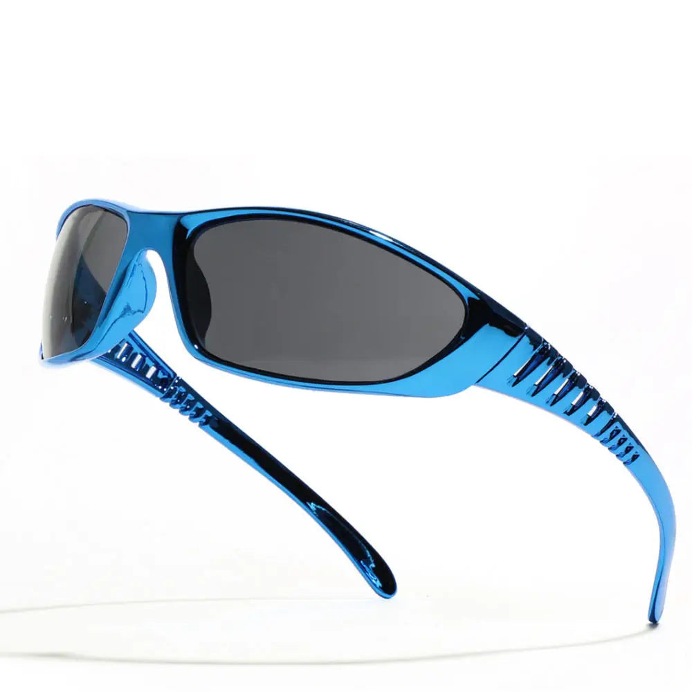Y2K Silver Hollow-Out Sunglasses – Futuristic Metallic Fashion Eyewear for Women & Men, Trendy Tech-Inspired Shades