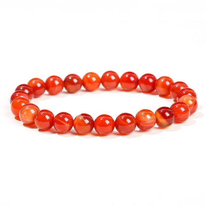 Pulsera de Cuentas de Piedra Natural – Pulsera de Gemas de Amatista, Ojo de Tigre, Cuarzo Cristal y Ágata para Mujeres y Hombres, Regalo de Joyería de Energía Reiki