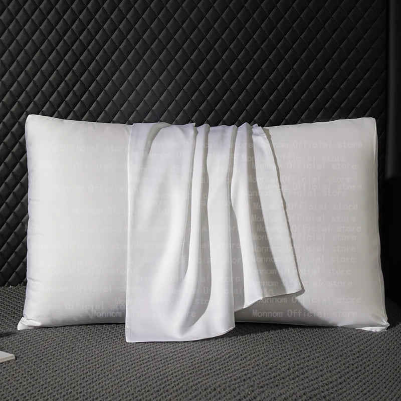 Funda de almohada de seda de morera 100 % real – Lujosa funda de almohada de seda para cabello y piel con cremallera oculta