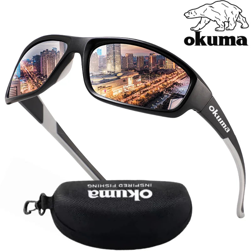 Aukuma Polarized Sports Sunglasses – Outdoor UV400 Eyewear for Cycling, Fishing, Driving, Camping & Other Sports Activities