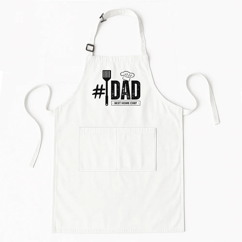Best Dad Ever Apron – Father’s Day Cooking Gift for Daddy with Pockets, Kitchen Chef Apron AP-002